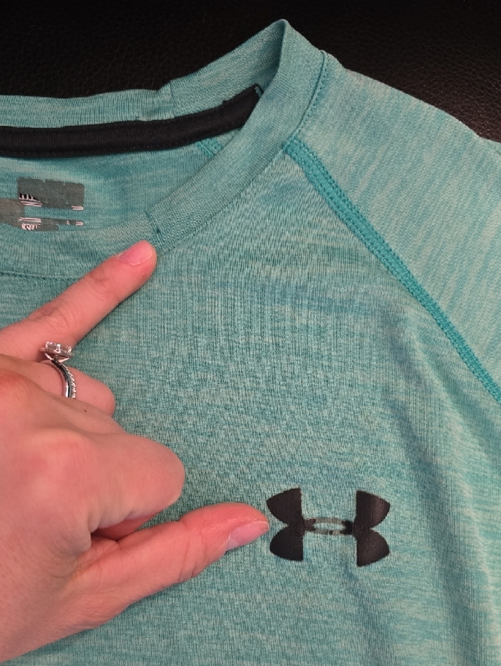 Under Armour Performance Tee Bundle - White/Gray/Teal/Green/Navy/Royal/Red/Black - Picture 5 of 10